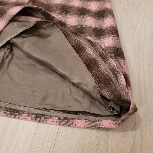 WILFRED | Aritzia Classic Mini Skirt Plaid Wool Cashmere | Sz. 2 - Picture 8 of 11